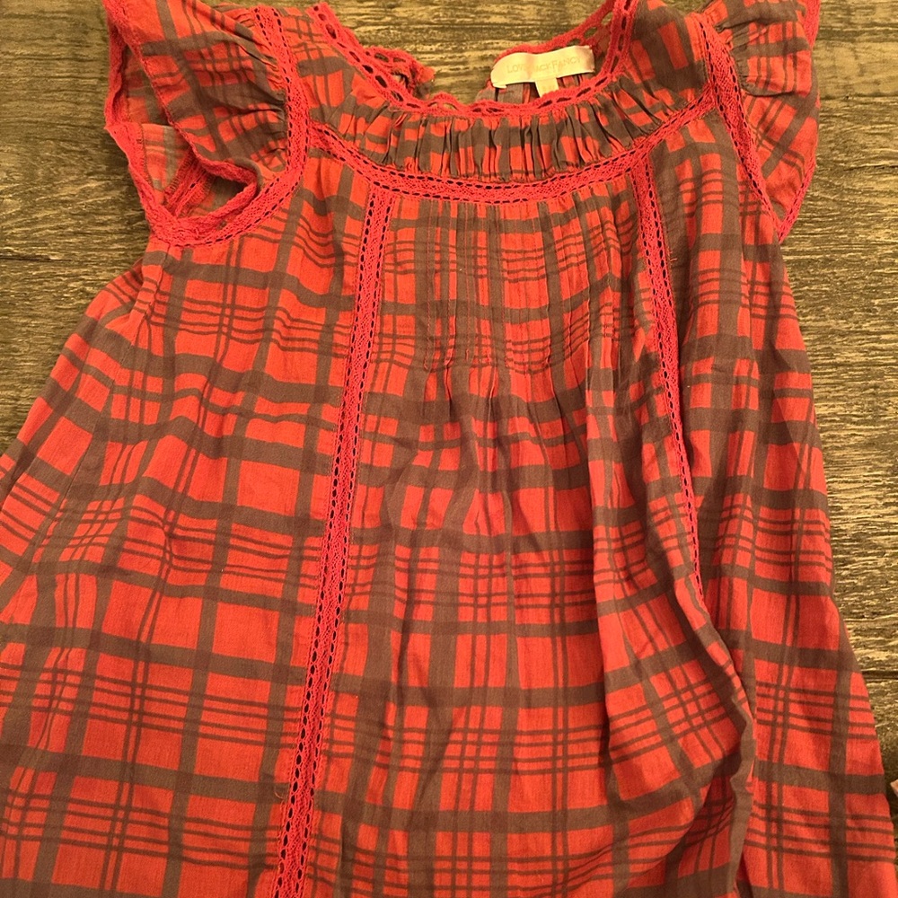 LoveShackFancy little girls 3-4 dress missing ribbon in front